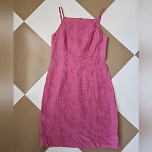 GAP 100% Linen Pink Dress